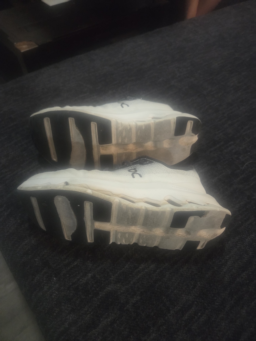 On Running Cloudnova Men’s Running Shoes in White/Black - Picture 4 of 5